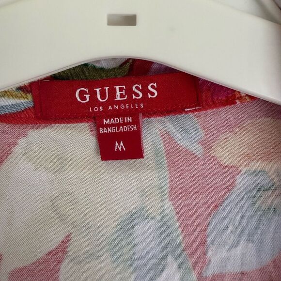 Guess Red and Yellow Floral Dress - Picture 9 of 9